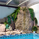 Interiér - Stěna u bazénu